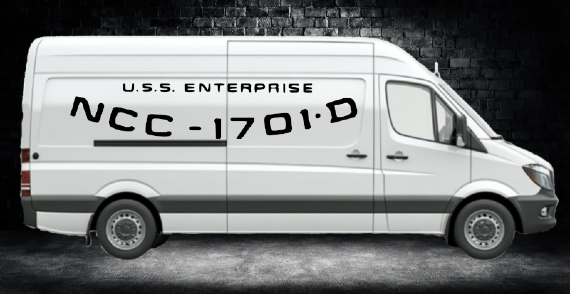 46408 NCC 1701 D USS Enterprise Aufkleber Camper Van Mein-Motiv.